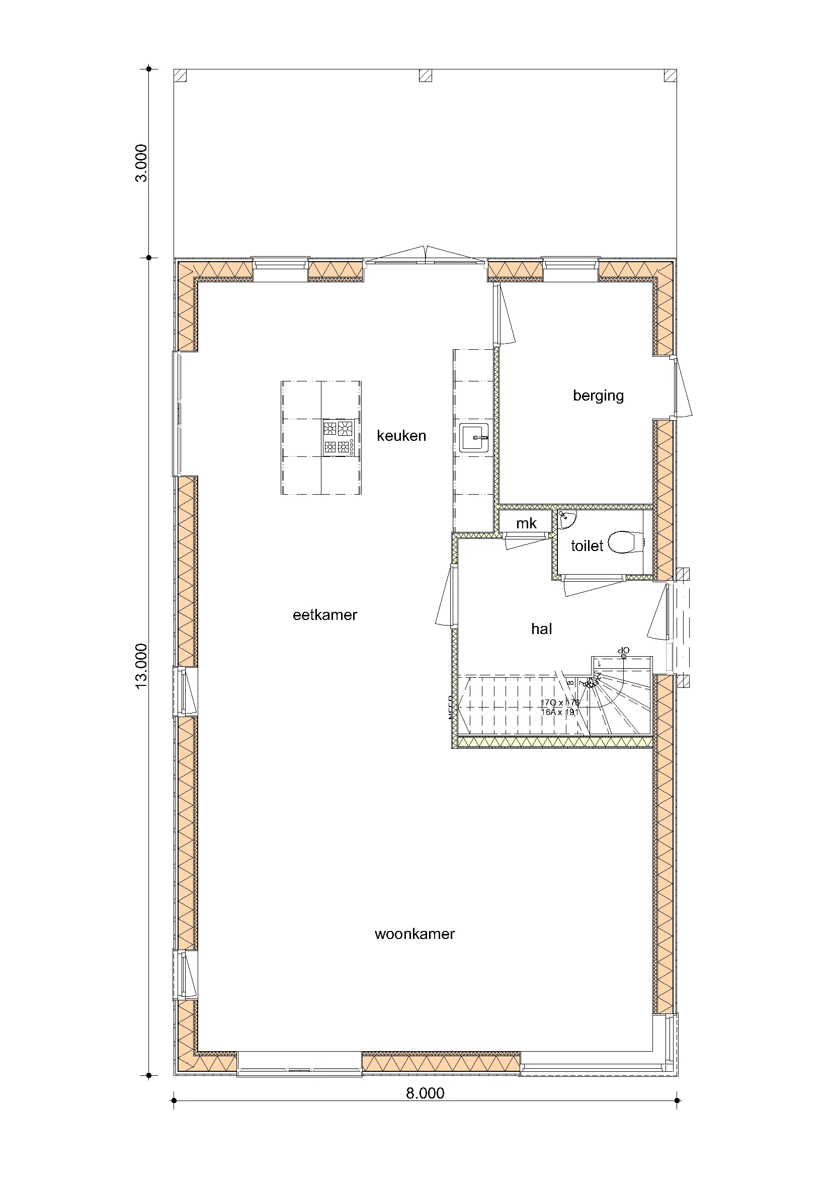 Plattegrond van De Linde