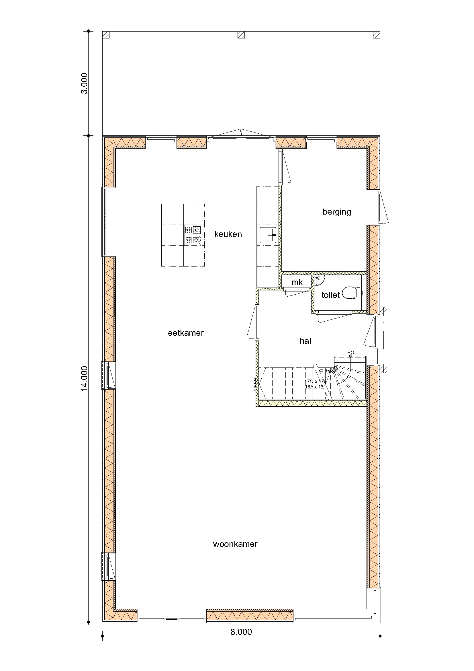 Plattegrond van De Linde