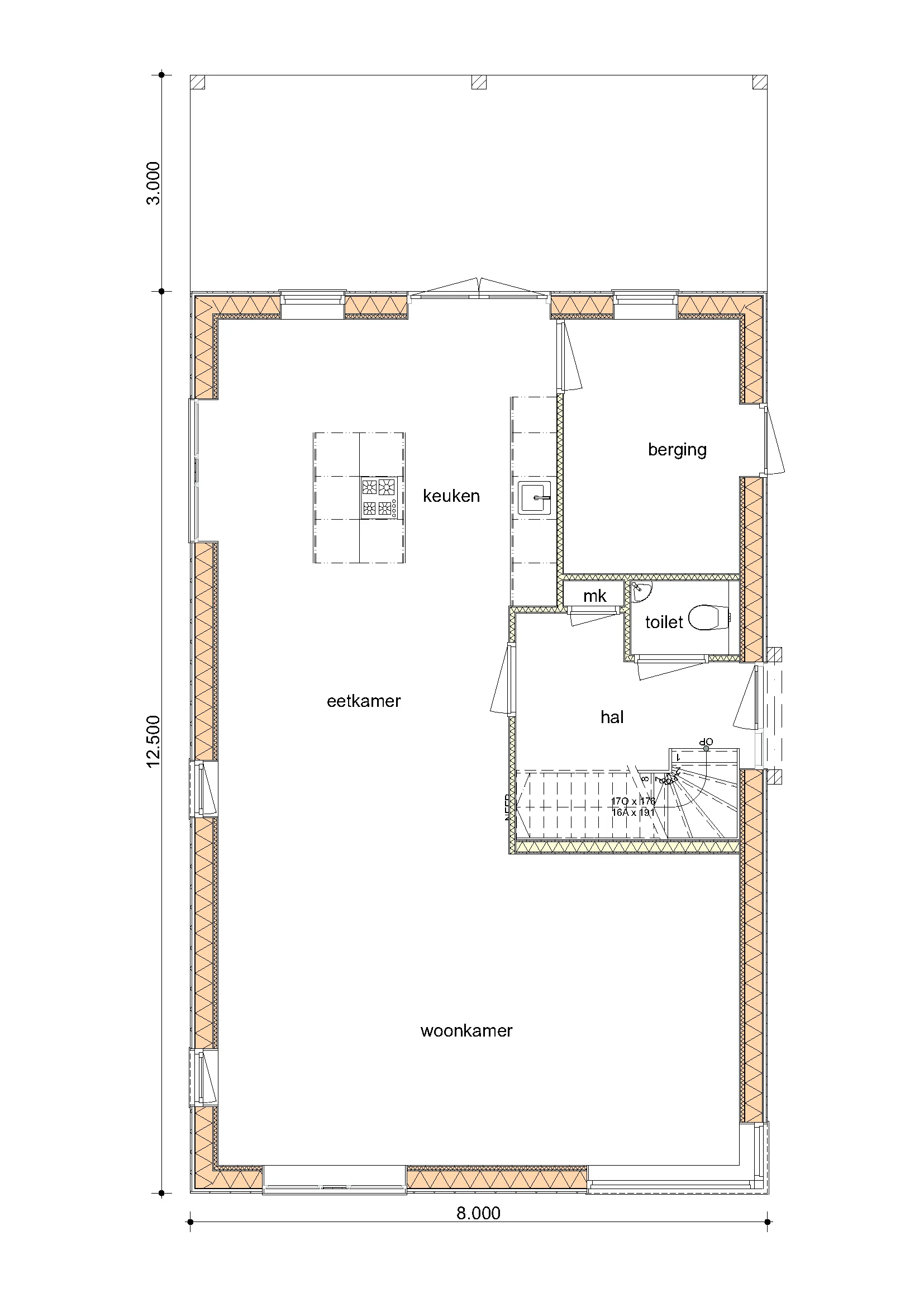 Plattegrond van De Linde