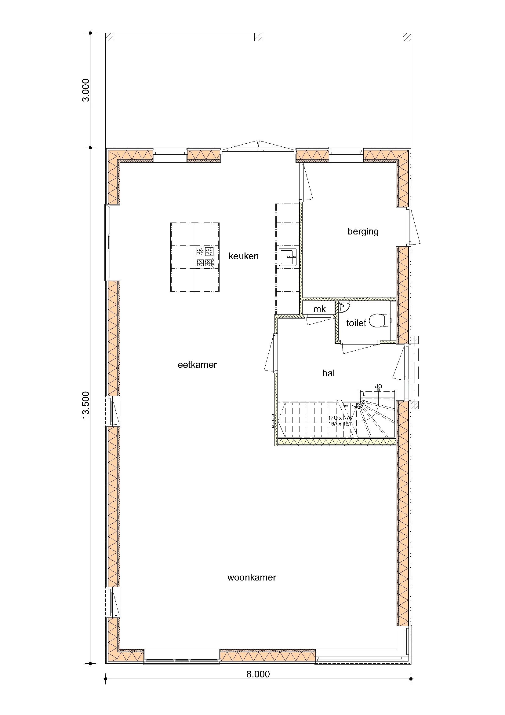 Plattegrond van De Linde