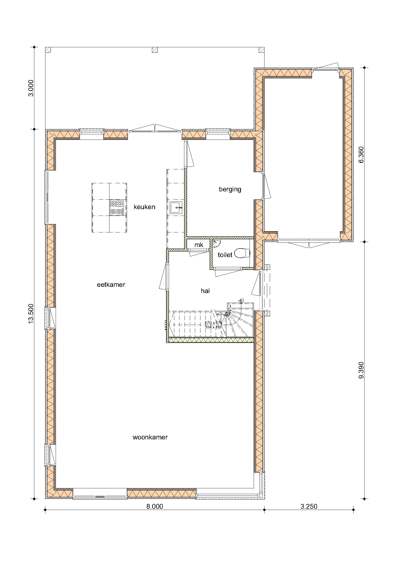 Plattegrond van De Linde