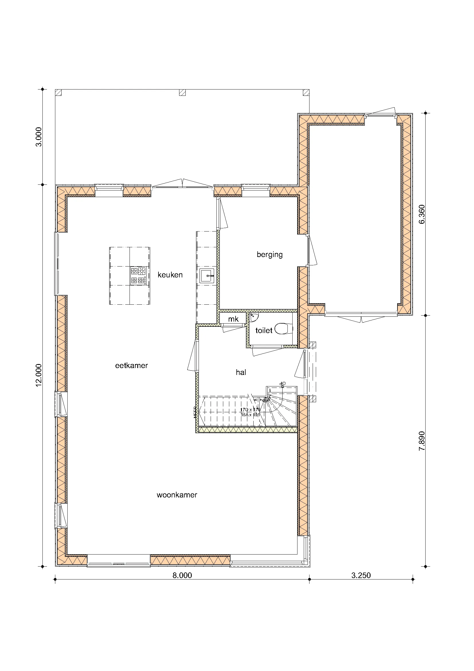 Plattegrond van De Linde