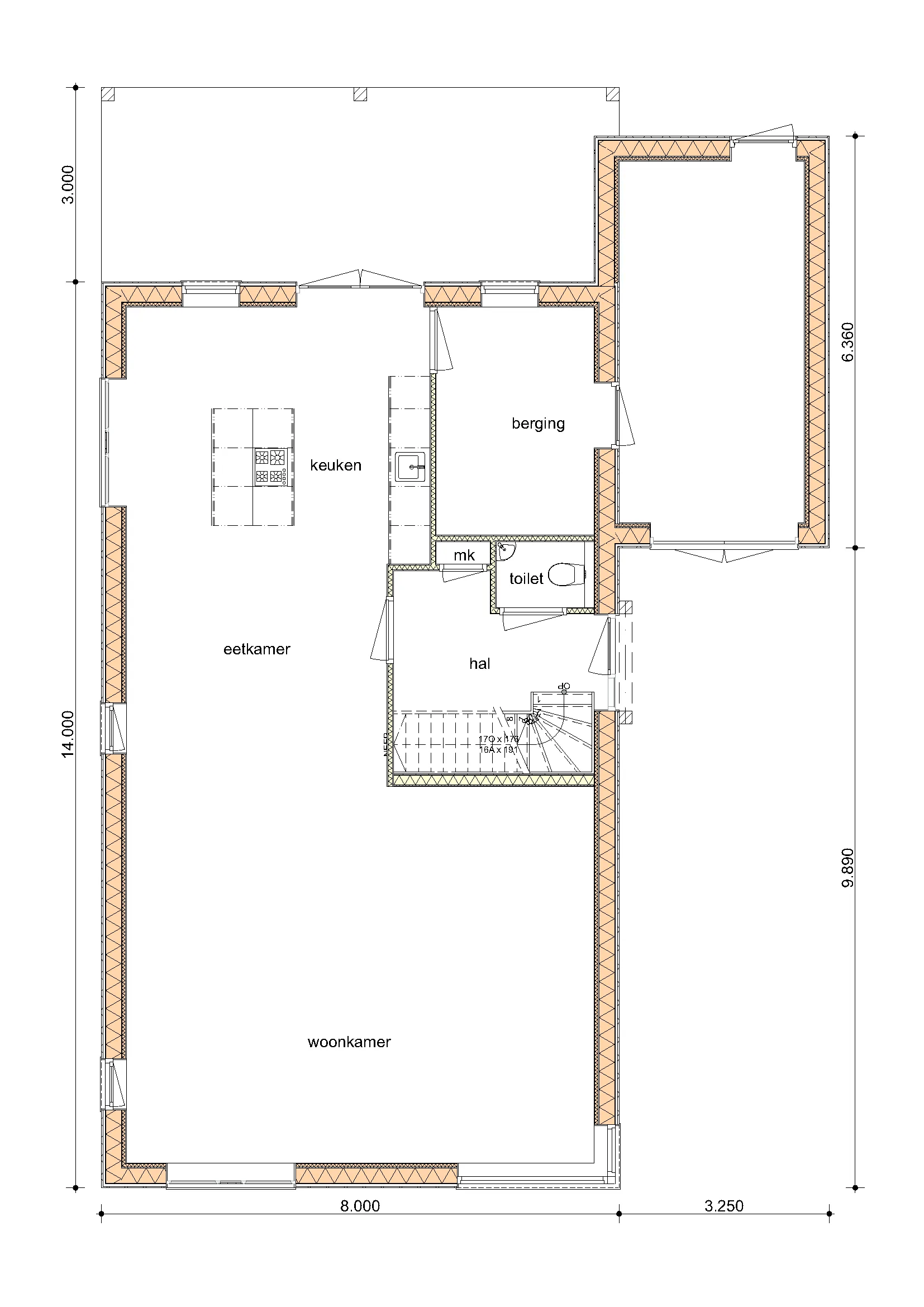 Plattegrond van De Linde