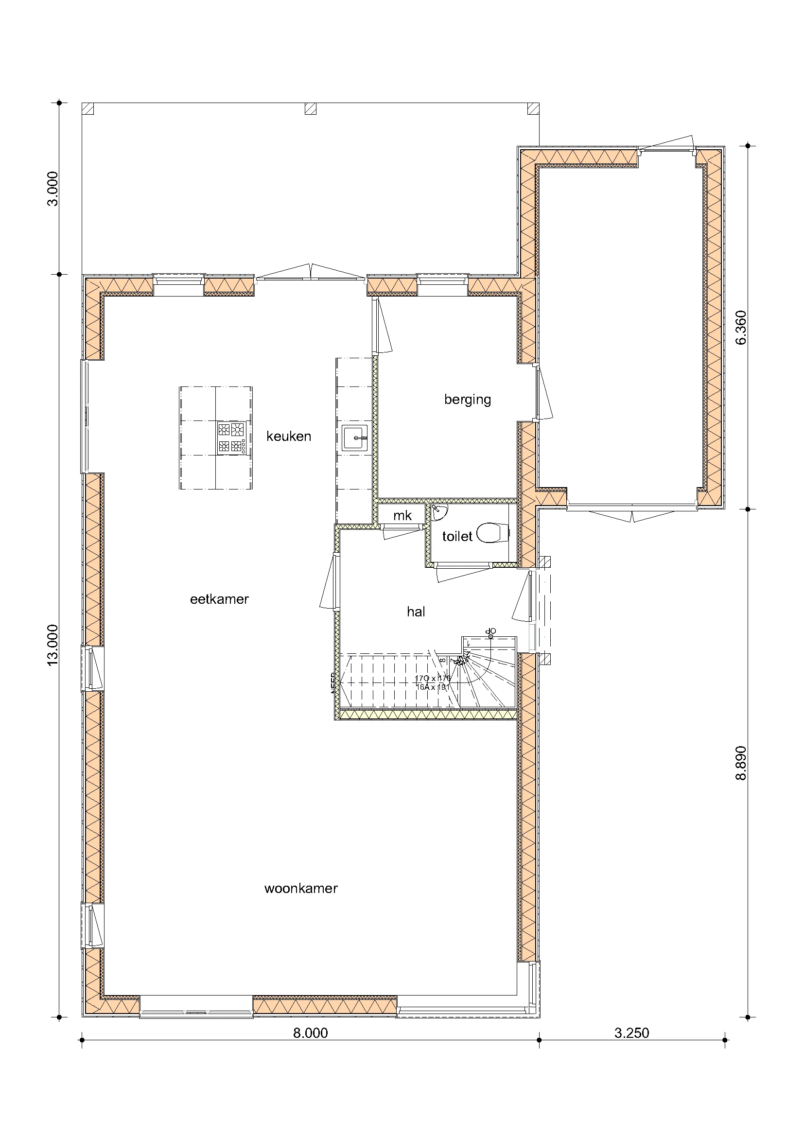 Plattegrond van De Linde