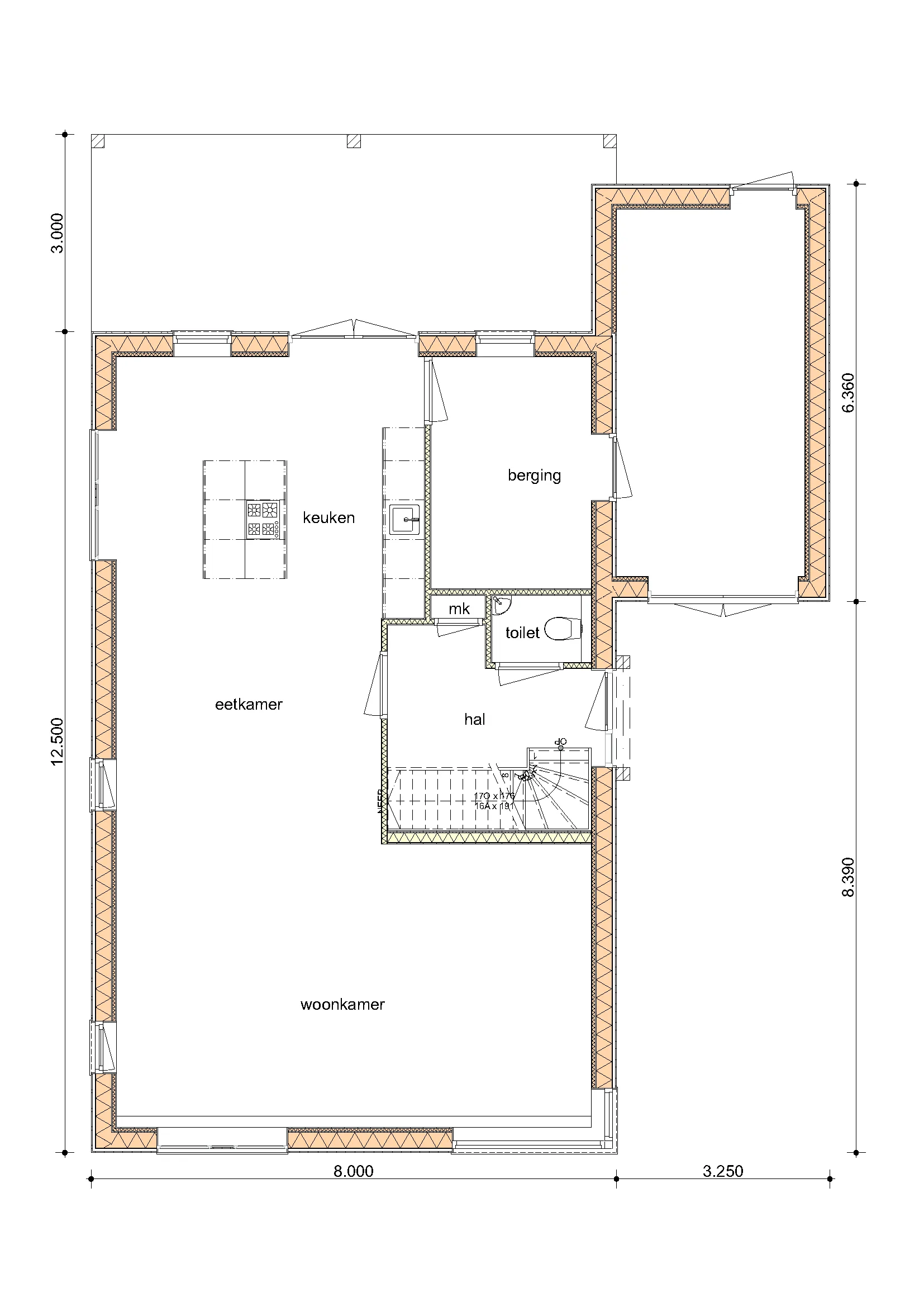 Plattegrond van De Linde